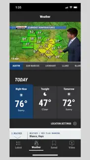 kxan - austin news & weather iphone screenshot 2