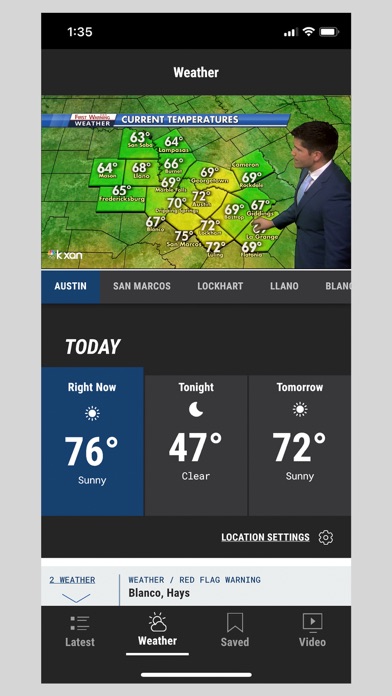 KXAN - Austin News & Weather Screenshot