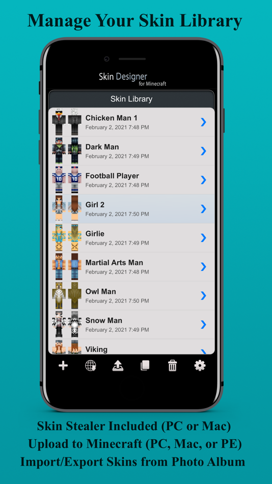 #2. Skin Designer for Minecraft (iOS) 由: Eighth Day Software, L.L.C.