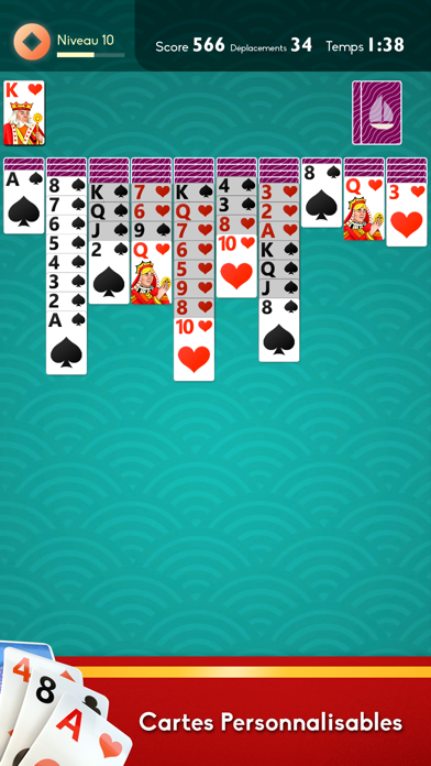 Screenshot #3 pour Spider Solitaire - Plus