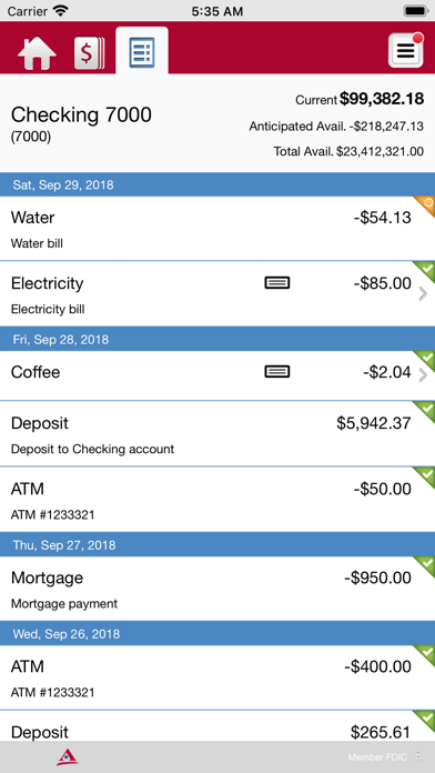American National for Business Screenshot