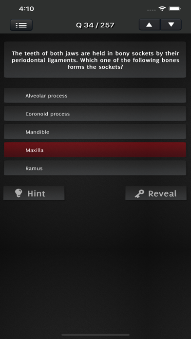 Dental Nurse Revision Question Screenshot