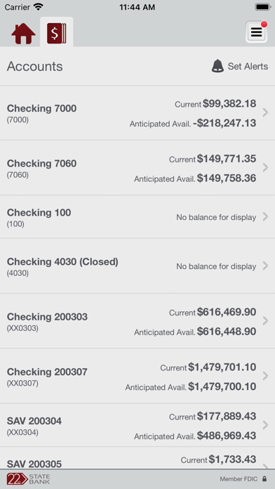 22nd State Bank Biz Screenshot
