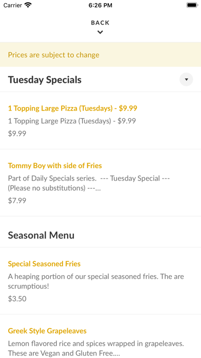 Mr. Zub's Deli Screenshot