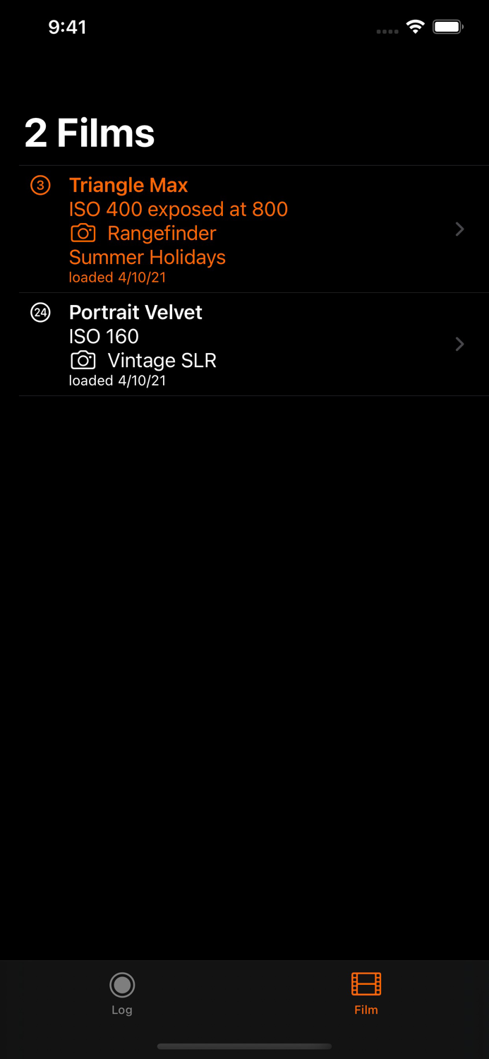Yafra - EXIF for analog film