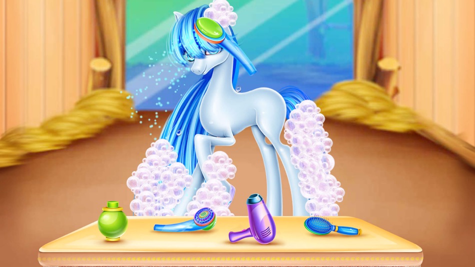 #2. Rainbow Pony Care-Girl Game (iOS) Podle: 平 类