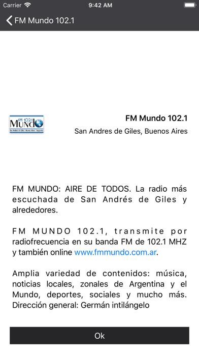 FM Mundo 102.1 Screenshot