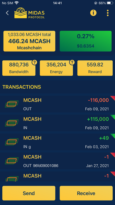 Midas Protocol - Crypto Wallet screenshot 3