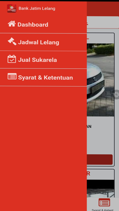 Bank Jatim Lelang Screenshot