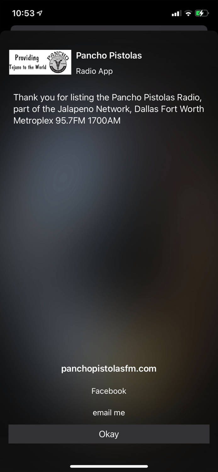 Pancho Pistolas Radio