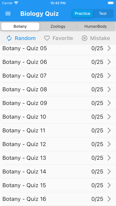Biology Quiz (new) Screenshot