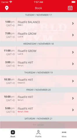 Game screenshot World Gym 付費課程預約 apk