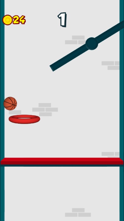 Dunk The Hoops - Bouncy Ball