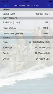 navy pfa calc iphone screenshot 4