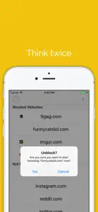 Block Distracting Websites screenshot #5 for iPhone