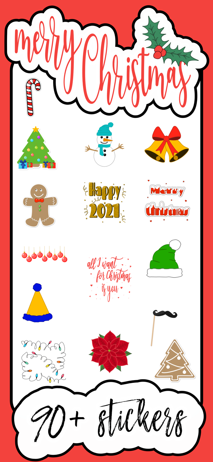 Merry Christmas Sticker Pack
