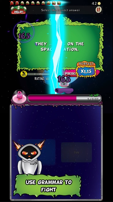 GramMars Wars - Grammar Game screenshot 2