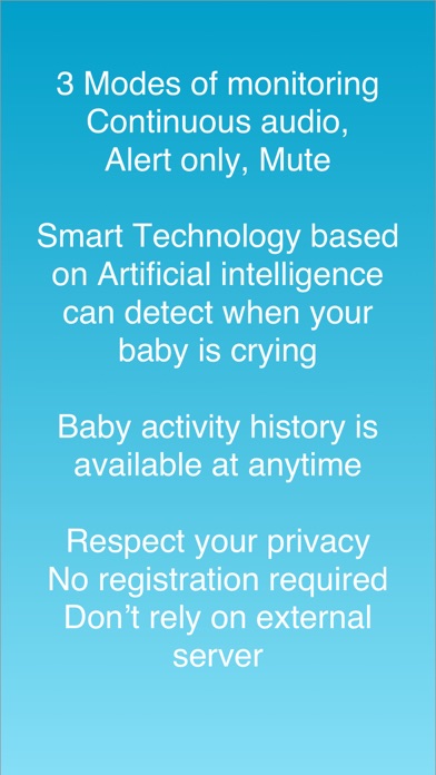 Smart Babyphone:  baby monitor Screenshot
