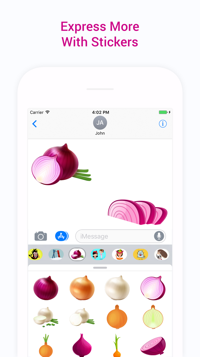 Animated Onions Stickers