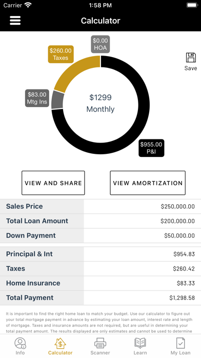 Cambria Mortgage Mobile App Screenshot