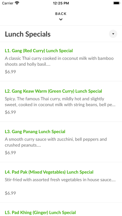 Royal Thai Restaurant Screenshot 3 - AppWisp.com Royal Thai Restaurant Screenshot 3 - AppWisp.com