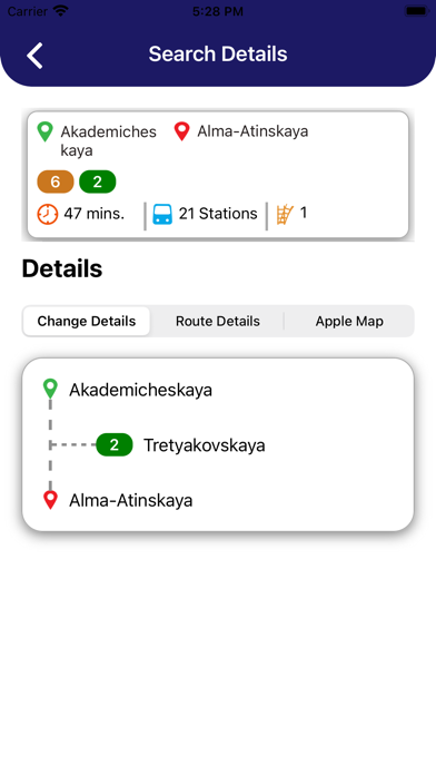 Screenshot #1 pour Moscow Metro Map and Route Pro