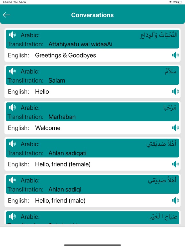 Learn Arabic Speaking on the App Store