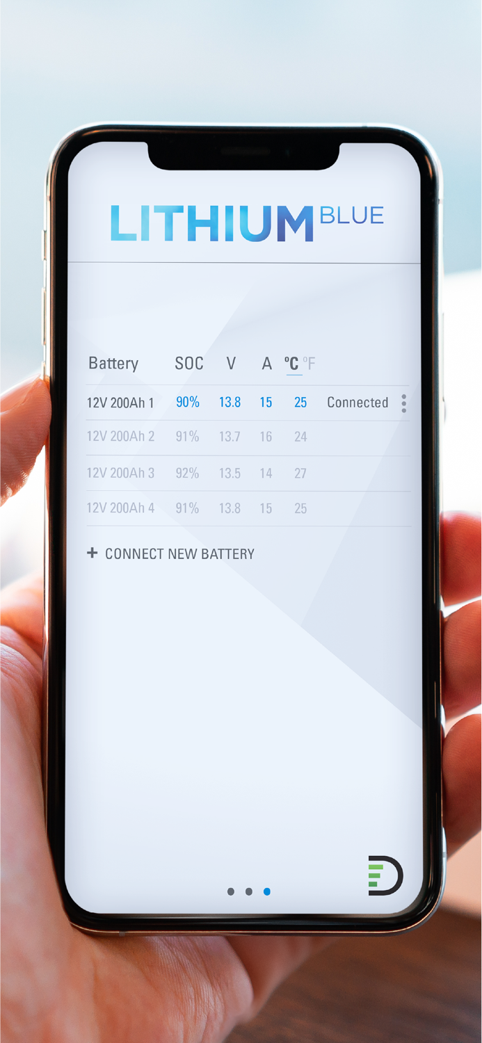 Lithium Blue Battery Monitor