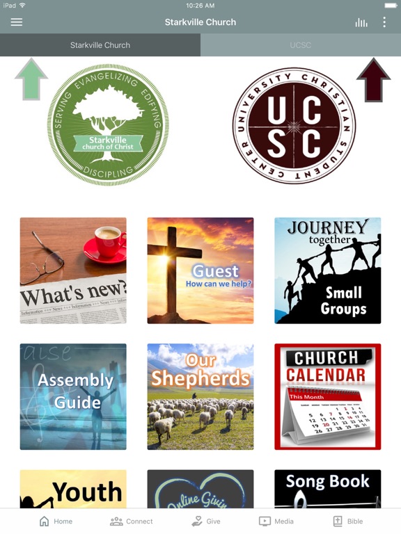 UCSC Starkville Church iPad screenshot 1 - Education app