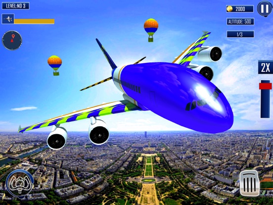 Robot Airplane Pilot Simulator iPad screenshot 7 - Entertainment app