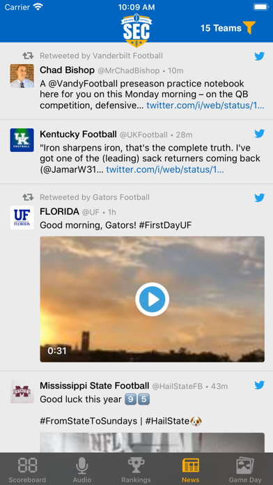 SEC Football Scoresのおすすめ画像4