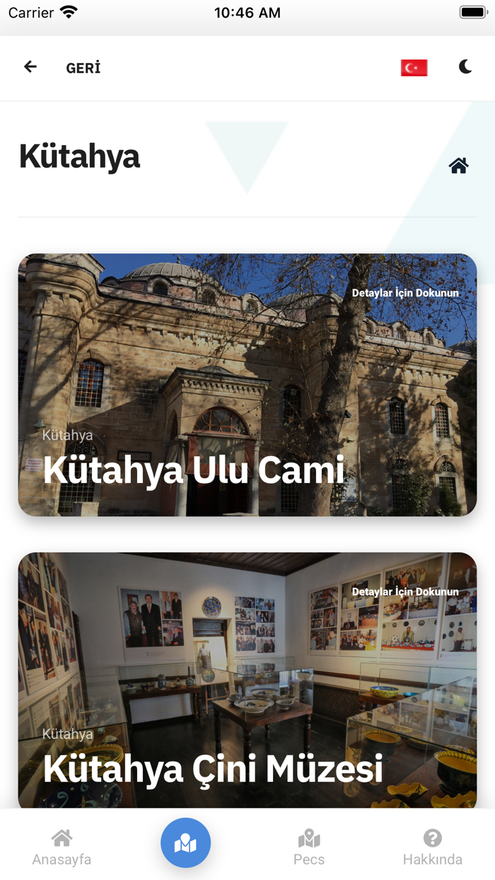 Kütahya-Pécs App