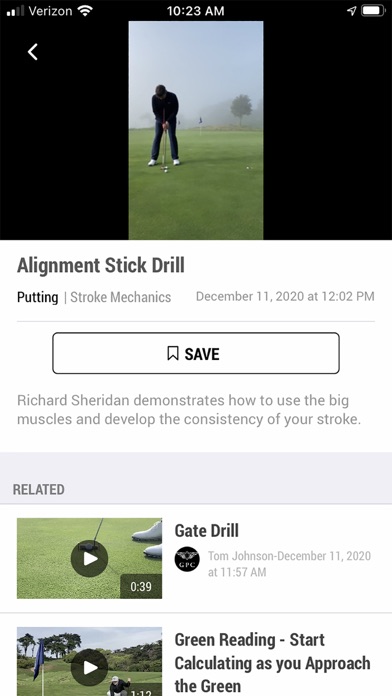 OC Golf Performance Center Screenshot