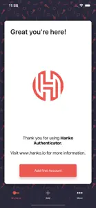 Hanko Authenticator screenshot #1 for iPhone