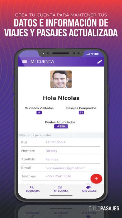 ChilePasajes Screenshot