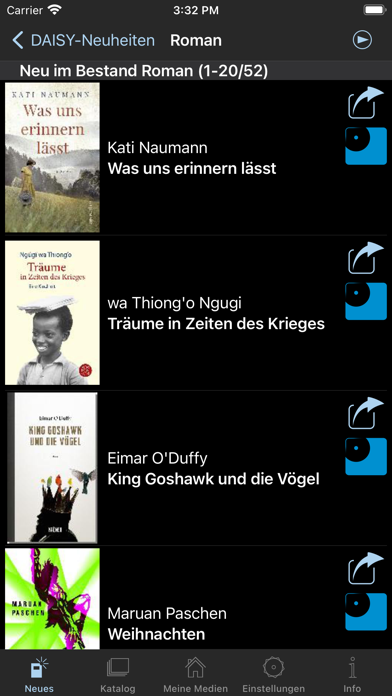 Hörbücherei Screenshot