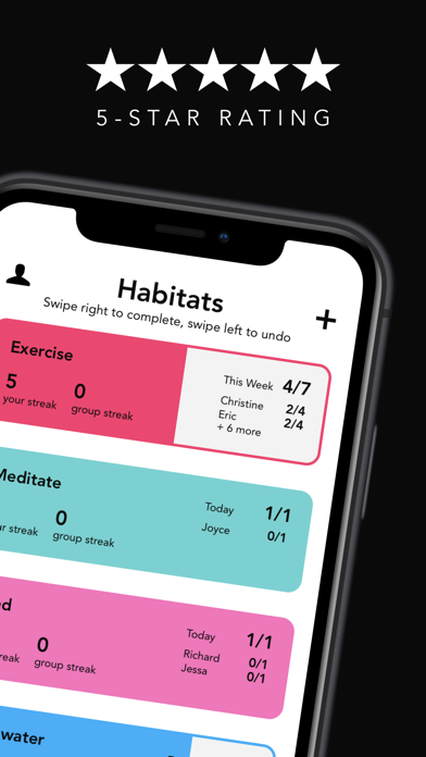 Habitat - Group Accountability Screenshot