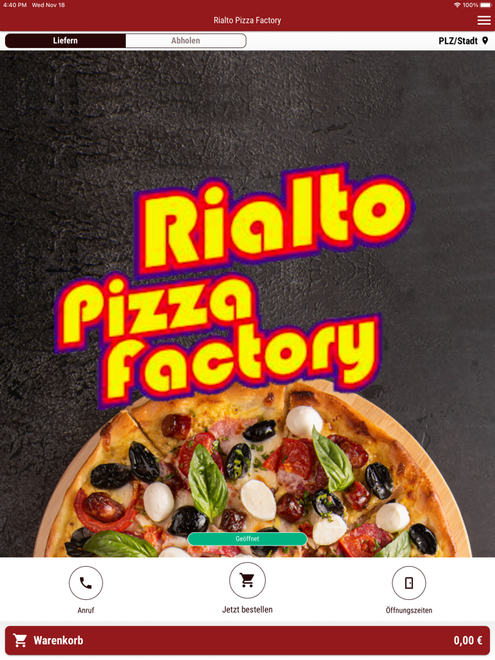 Rialto Pizza Factory