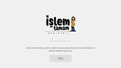 İşlem Tamam  Mobil Kütüphane Screenshot