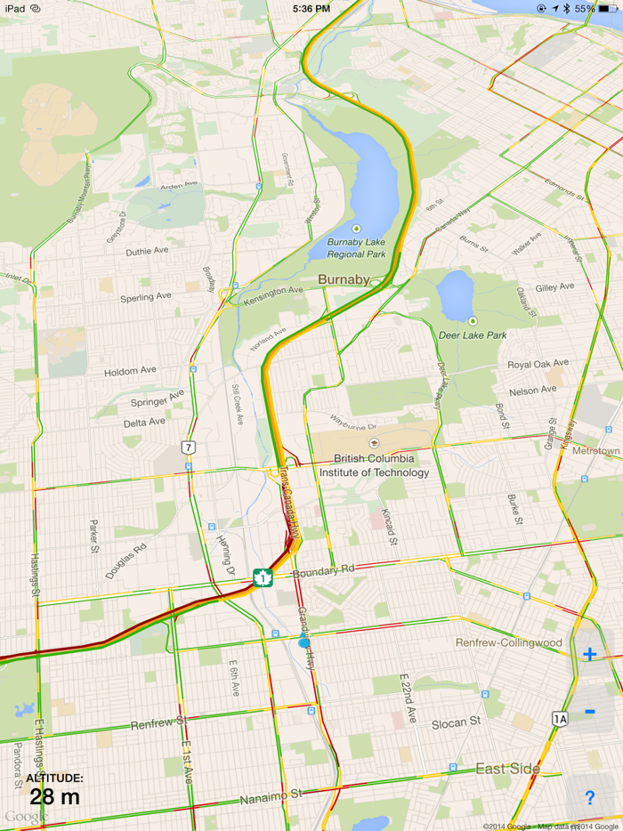 HeadsUp Drive Traffic App