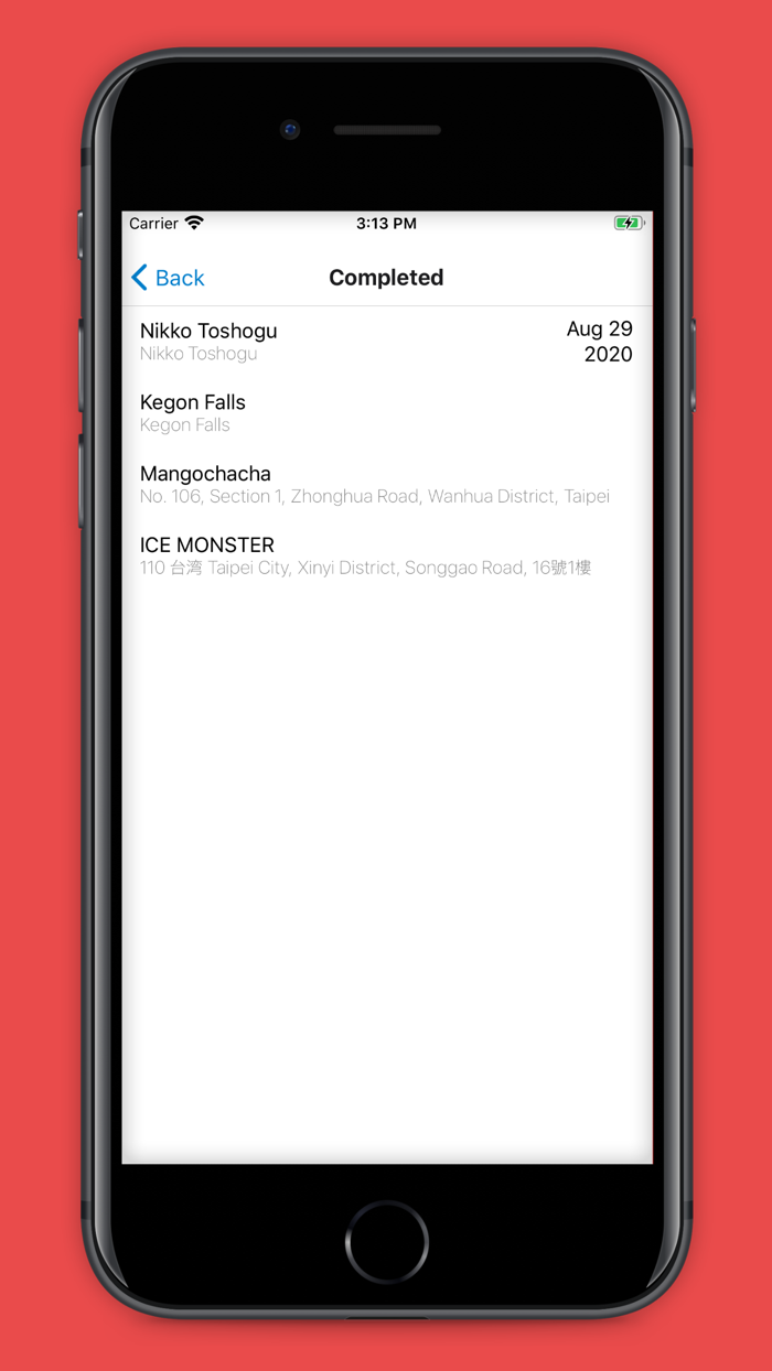 Wanna Go  Manage the places