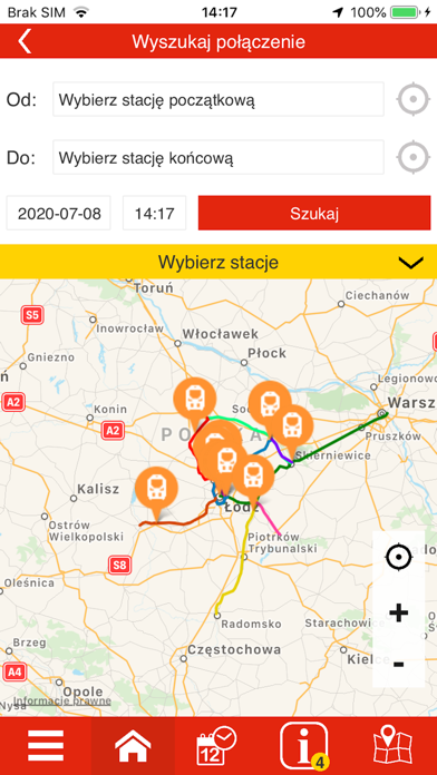 ŁKA Infoportal Screenshot