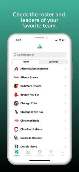 Game screenshot Big Leaguers Stats mod apk