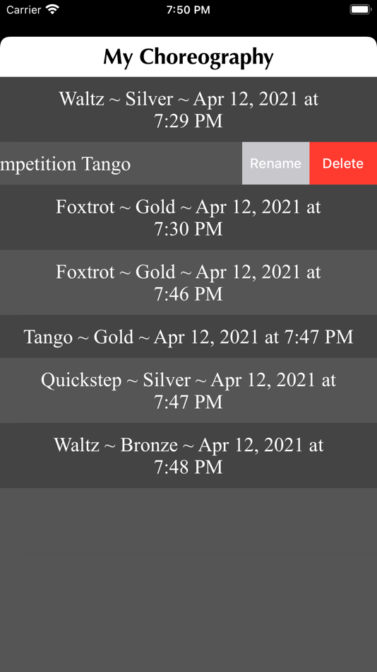 #8. Choreography Generator (iOS) 由: Catherine Trujillo