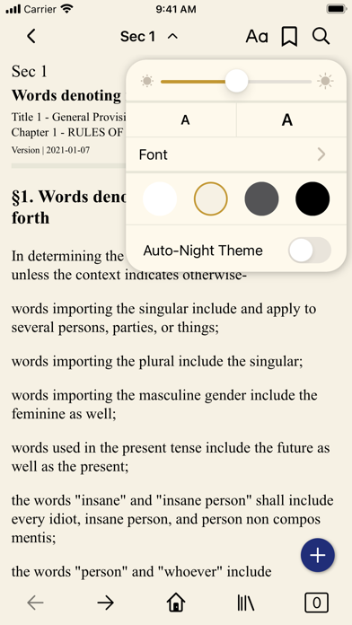 Screenshot #3 pour USC 1 - General Provisions