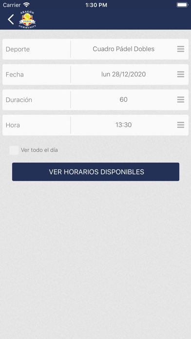 Aragon Padel Community Screenshot