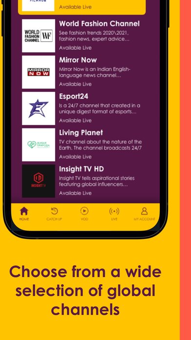 One Hub TV Screenshot