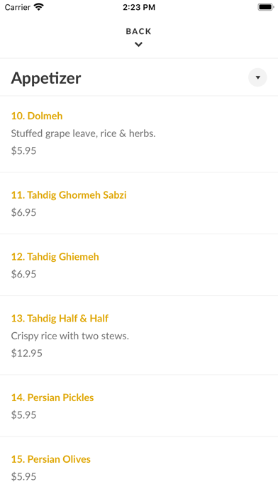 Maral Cuisine Screenshot