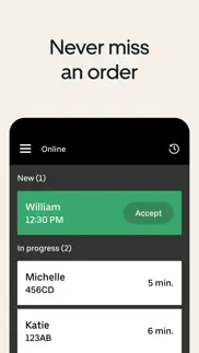 uber eats orders iphone screenshot 2