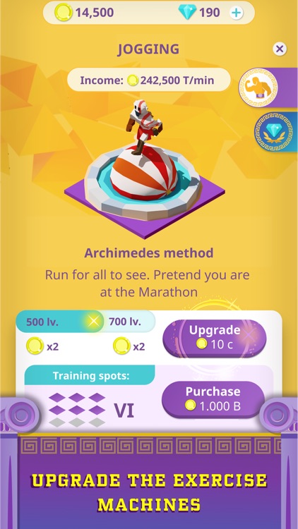 Antique Gym Tycoon: Idle game